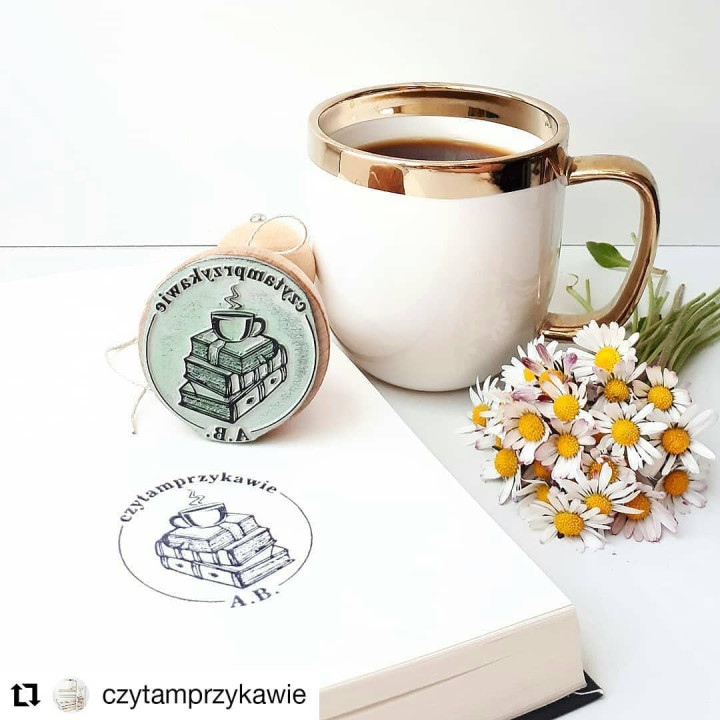 Stempel z projektem indywidualnym, okrągły